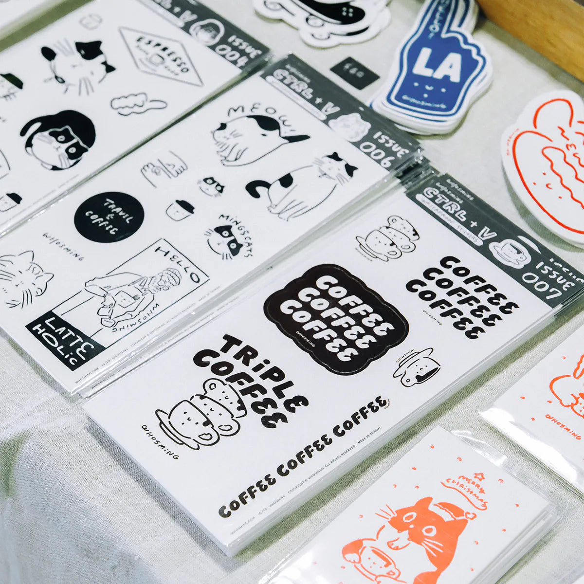 「CTRL+V」Sticker ISSUE 007