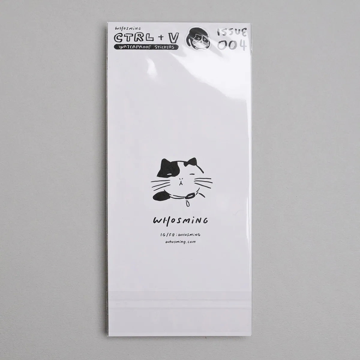 「CTRL+V」Sticker ISSUE 004