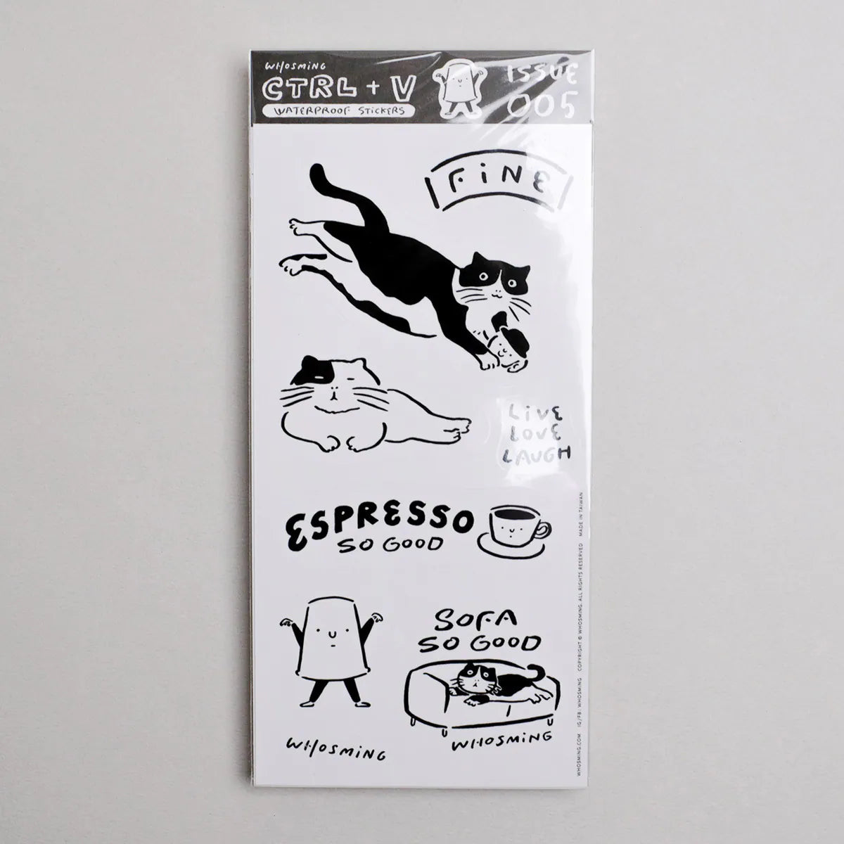 「CTRL+V」Sticker ISSUE 005