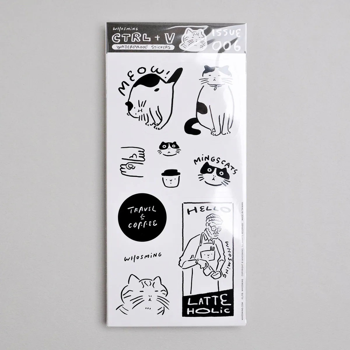 「CTRL+V」Sticker ISSUE 006
