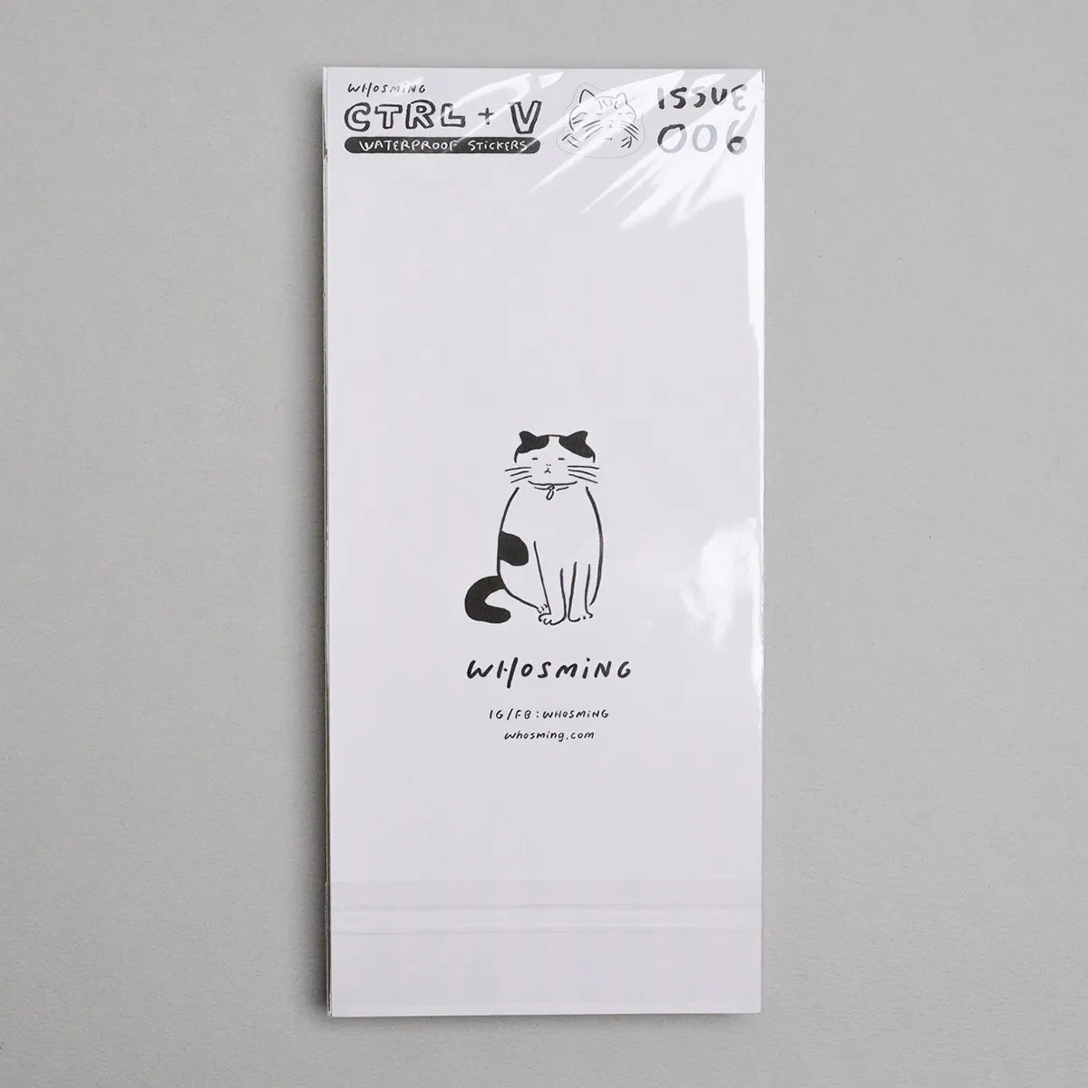 「CTRL+V」Sticker ISSUE 006