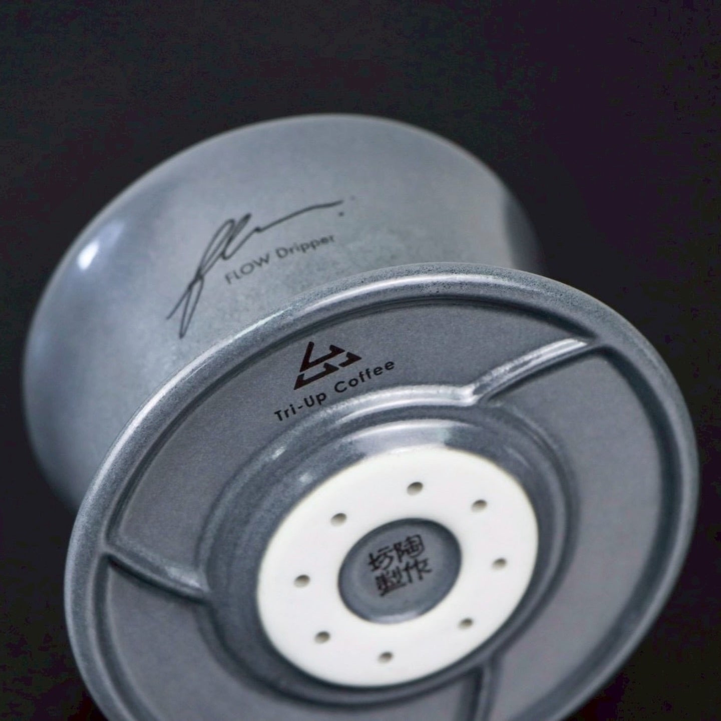 Hario FLOW Dripper - Ceramic Gray