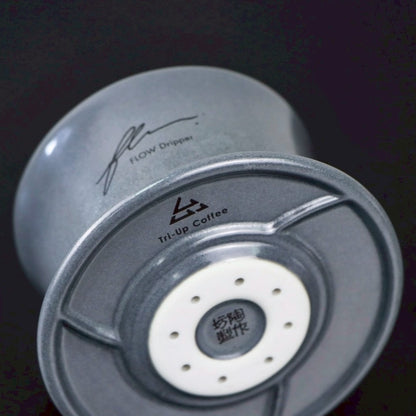 Hario FLOW Dripper - Ceramic Gray