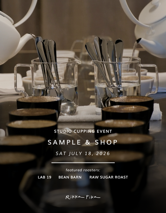 "Sample & Shop" Cupping Event – Sat. 7/18