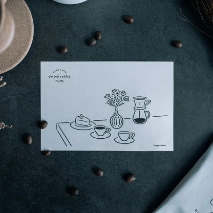 ENJOY COFFEE TIME Postcard
