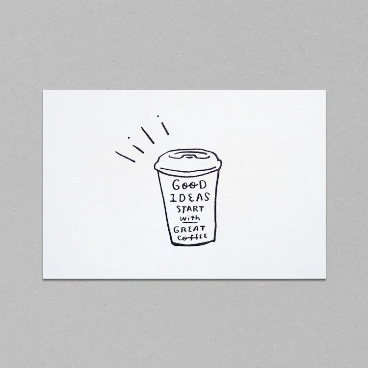 GOOD COFFEE Postcard