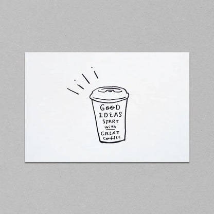 GOOD COFFEE Postcard