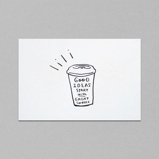 GOOD COFFEE Postcard
