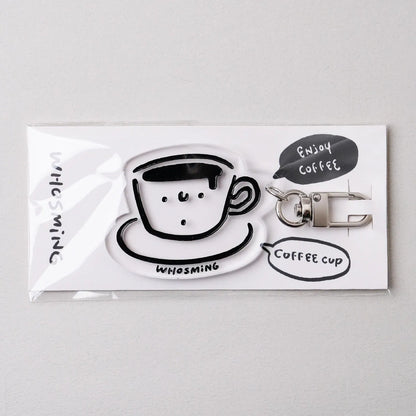 Coffee Cup Keychain