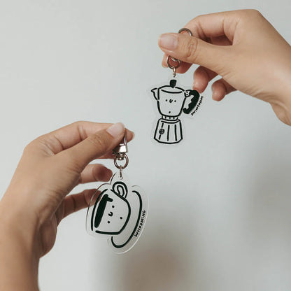 Moka Pot Keychain
