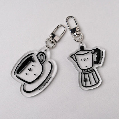 Moka Pot Keychain